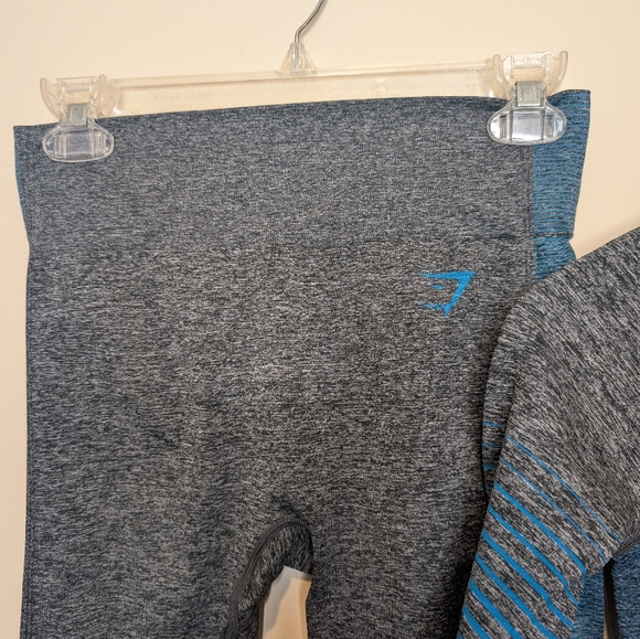 Gymshark Amplify Seamless 2-Piece Set Leggings & Crop Top Women’s Medium - Picture 4 of 16